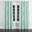 Rideaux à rayures pour chambre à coucher - Rideau à œillets à rayures brise menthe - 1 panneau-2071045551-2071045546