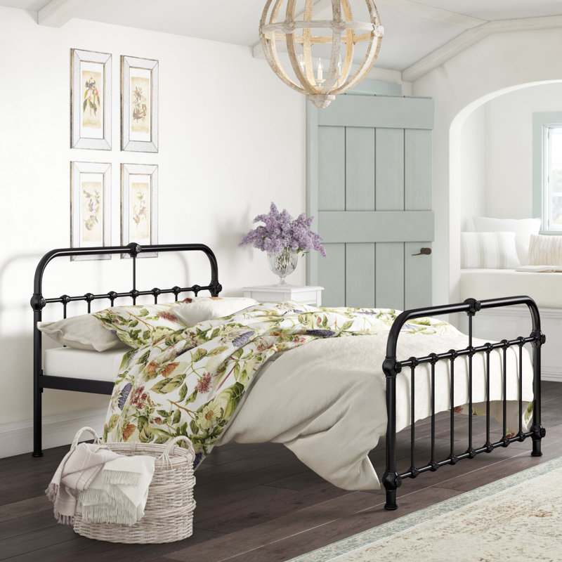Logan Bed, Black, Kingsize (5')