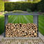 Support d'extérieur pour bois de chauffage Meta-111234536
