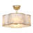19.7" 4-Light Scalloped Capiz Shell Ceiling Fan