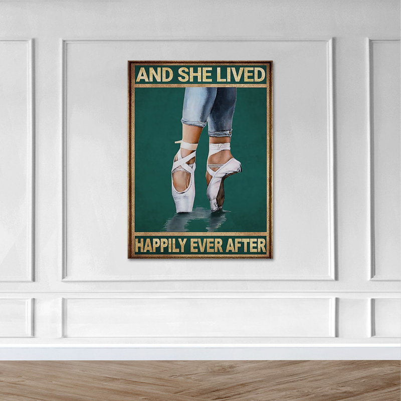 «A Ballet Girl», impression sur toile tendue, H 36 po x l 24 po x P 2 po