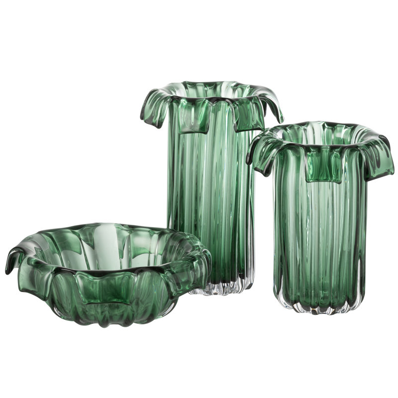 Canora Grey Ashu Glass Fruit Bowl