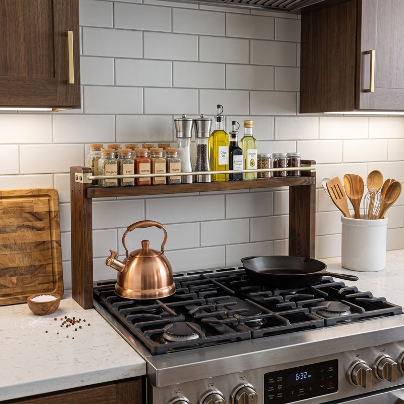 Rangement à épices pour cuisine Over-The-Stove