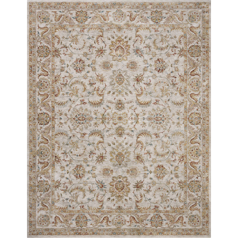 Tapis naturel / coucher de soleil Neethu, Rectangle 11 pi 6 po x 15 pi 5 po