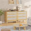 Commode 3 tiroirs pour chambre à coucher, large commode moderne-109516941