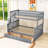 Twin Over Full Bunk Bed With Two Drawers-594725488