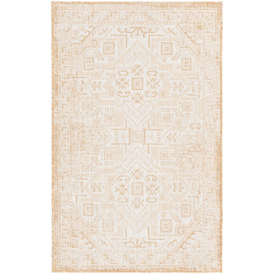 Oriental Area Rug in Ivory