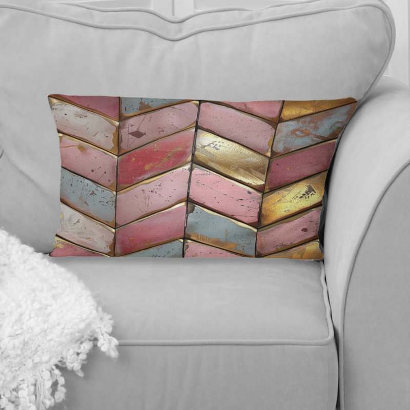 No Pattern - Midcentury Lumbar Pillow
