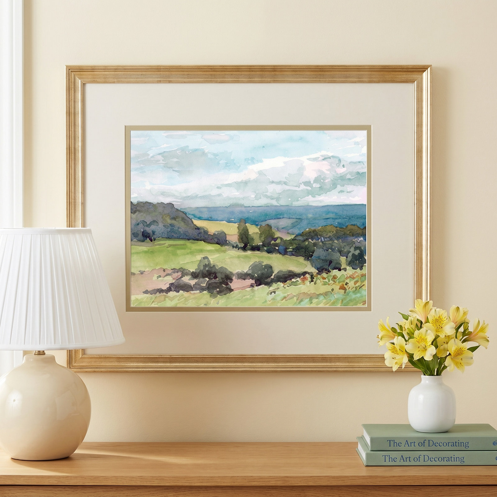 Painterly Overlook 1 Print