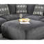 Grand repose-pieds carré rembourré de style contemporain avec couche modulaire en mousse à mémoire de forme et pieds fuselés beige-1699693063