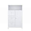 Armoire de rangement pour salle de bain avec 3 tiroirs et 1 porte