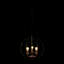 Mcgowan 3 - Light Black/Copper Sphere Pendant