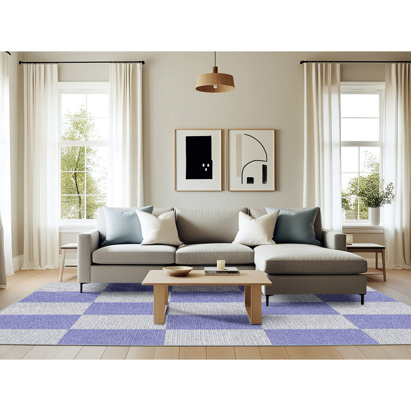 Tapis lavande Antorria, Rectangle 6 pi x 9 pi