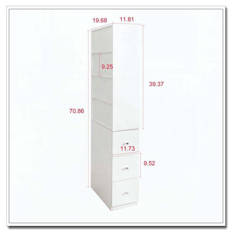 Bibliothèque en bois, Blanc