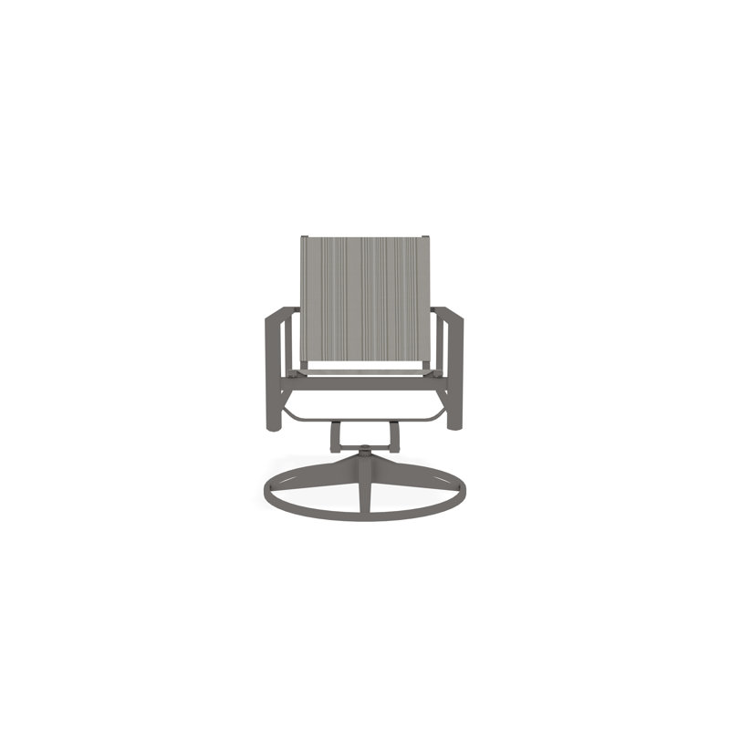 Tribeca Sling Swivel Rocker, Warm Gray, Harbor