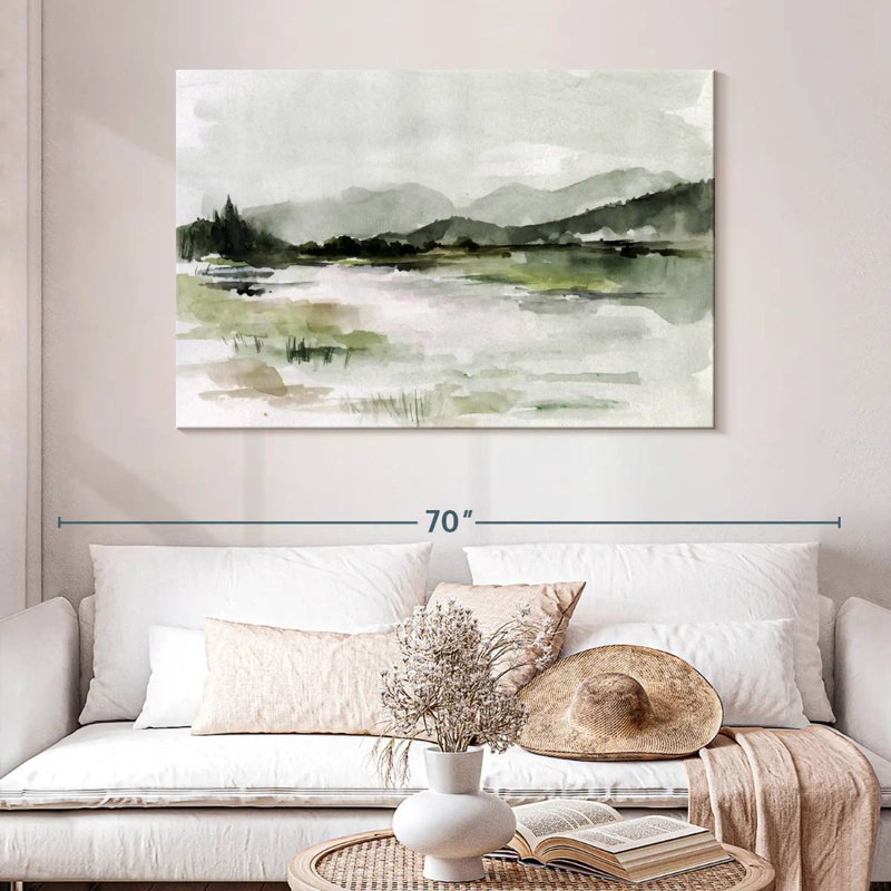 Alvord Lake Mist I, H 32 po x l 48 po