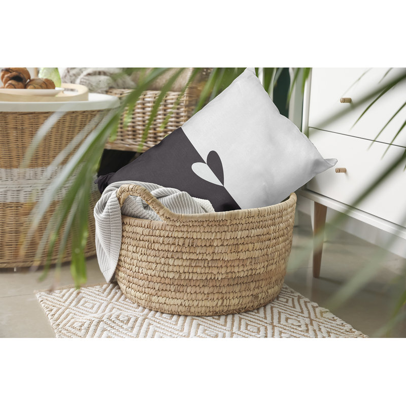 Coussin décoratif en polyester intérieur / extérieur, H 14 po x l 20 po, Rectangle
