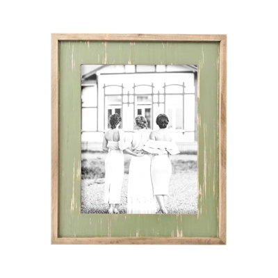Cadre photo mural en bois 19 po
