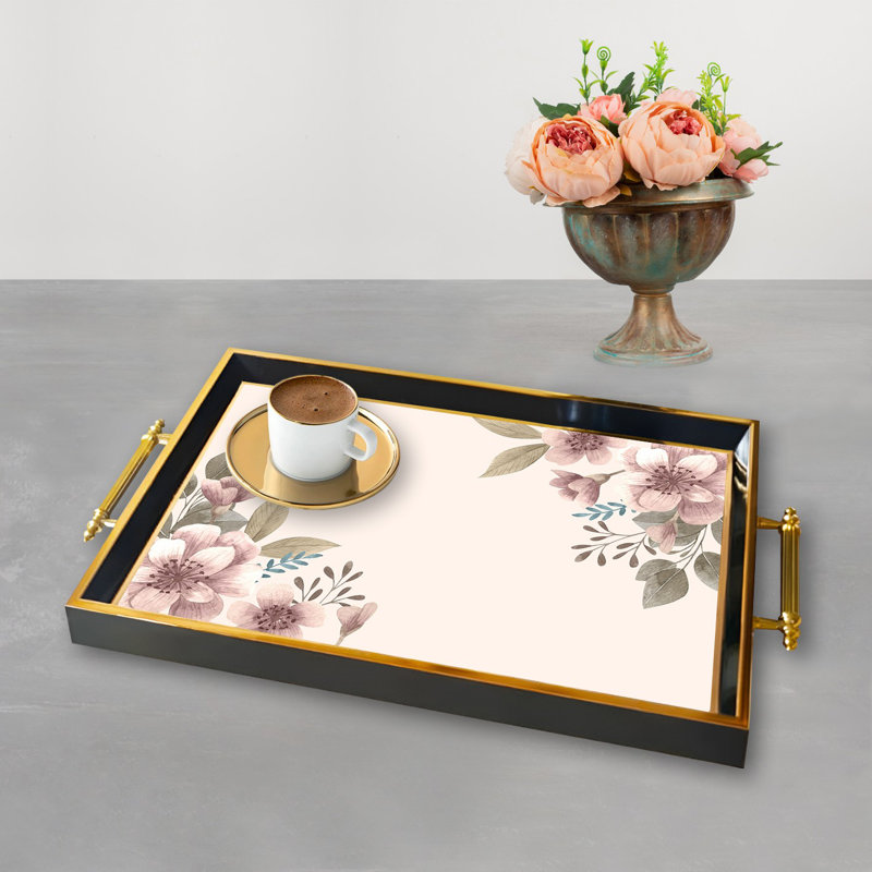 Élégant plateau en verre de 19,7 po x 11,4 po x 1,4 po | Fabrication 100% verre durable | Facile à nettoyer avec un chiffon humide | Idéal pour le service, la présentation décorative et l'organisation | Ajout élégant à la décoration intérieure