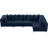Iyeshia Velvet L-Shaped Sectional Reversible-82749477