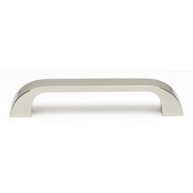 Contemporary 3 3/4" Center to Center Arch Pull, Polished Nickel, 3 3/4"