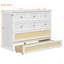Lit escamotable double avec grands tiroirs, blanc-1915001728