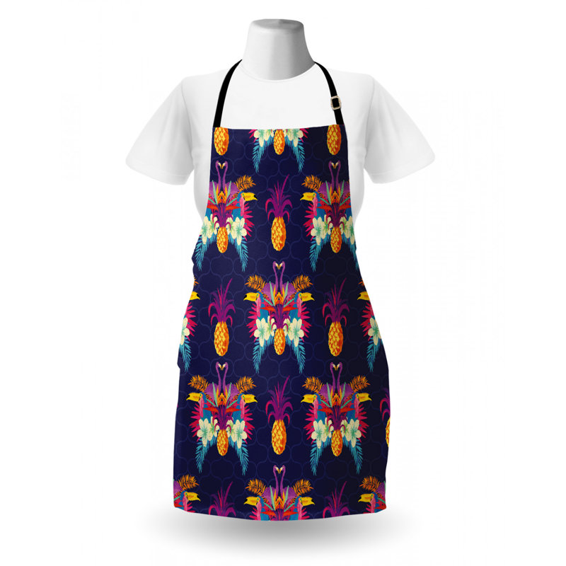 Tablier de fleurs et d’ananas