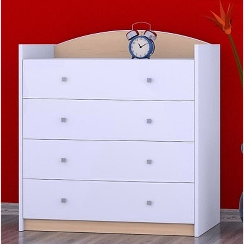 Nicklas 4 Drawer Chest, Beige