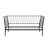 Metal Twin Daybed Bed Frame, Matte Black