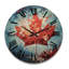 Horloge murale en bois massif Minja-1344966928