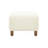 Comfortable Ottoman, White