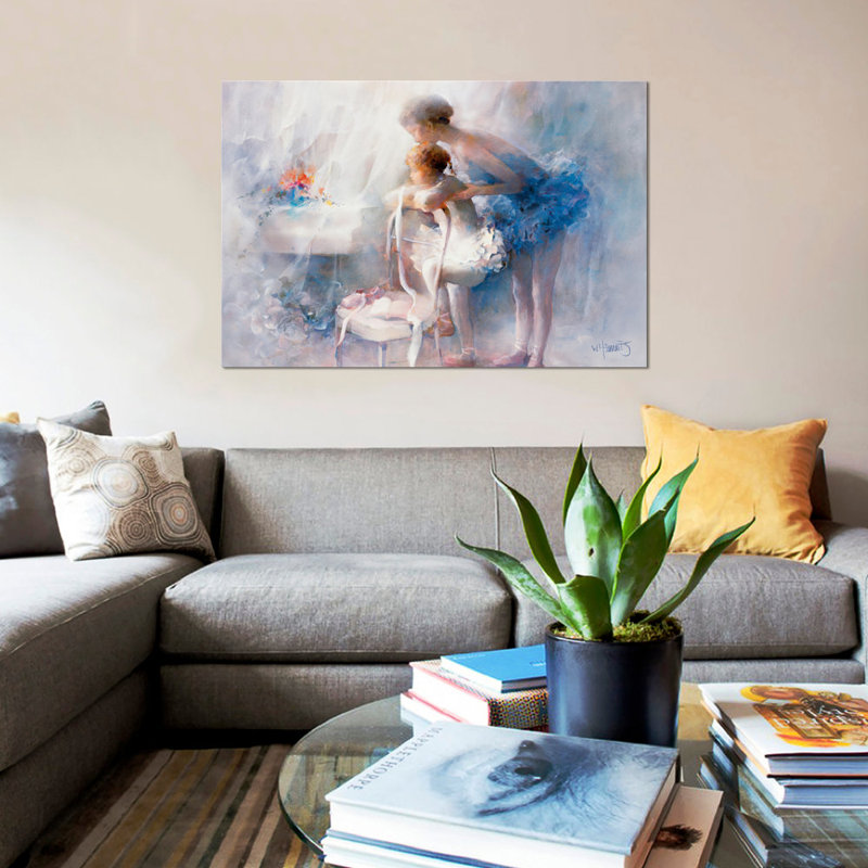 « ballet », reproduction sur toile, H 26 po x l 40 po x P 1,5 po