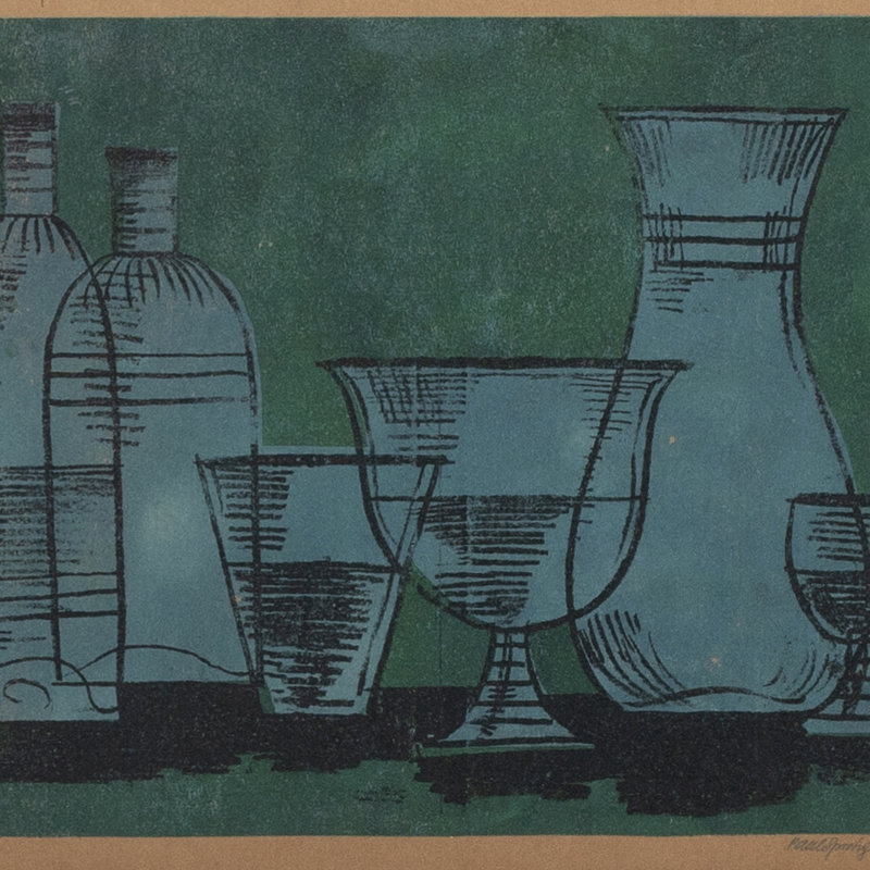 Glass I Print by Coup D'Esprit