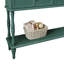 Console Mid-Century avec 2 tiroirs pour l'entrée et le salon, vert-278301340-531276302