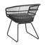 Chaise de salle à manger d'extérieur avec coussins Rosalia-778124833