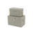 2 Piece Wooden Decorative Trunk Set