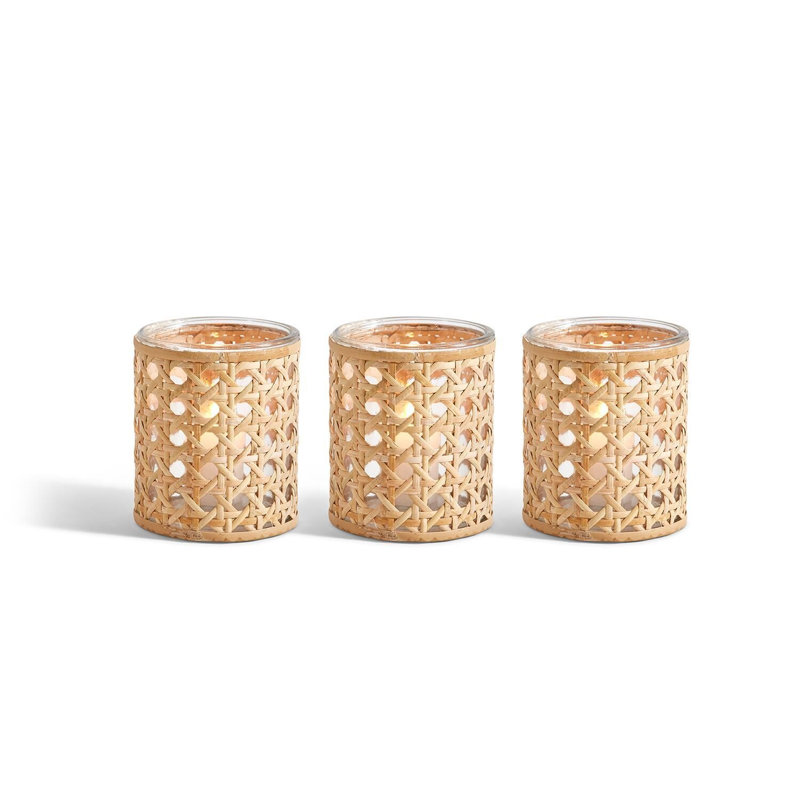Ensemble de 3 bougeoirs et vases Lumingnon