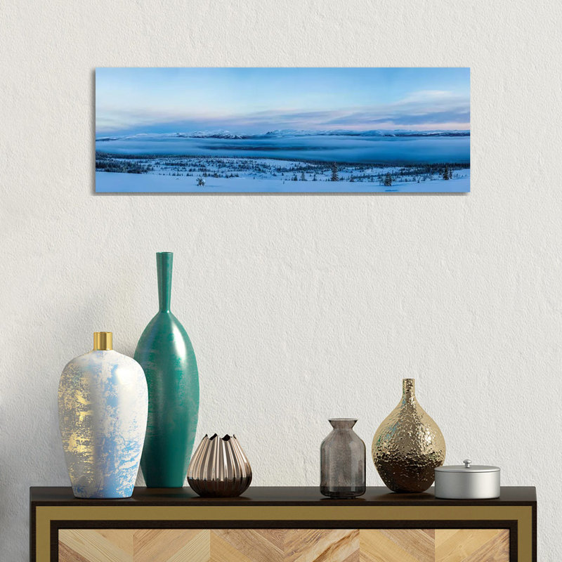 Cold Morning by Anders Jorulf - Wrapped Canvas Panoramic Print, 30.48 cm H x 91.44 cm W