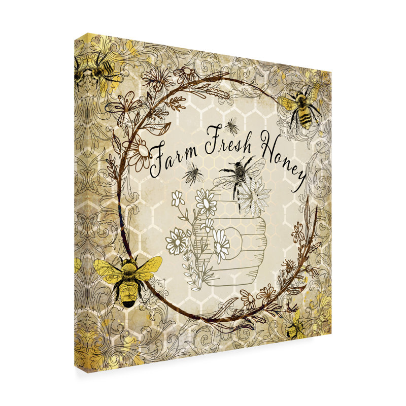 «Honey Bee Hive 06» par LightBoxJournal - impression sur toile tendue, H 14 po x l 14 po
