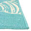 Tapis bleu sarcelle intérieur / extérieur tissé à la machine 4 pi 1 po Geo-324057317