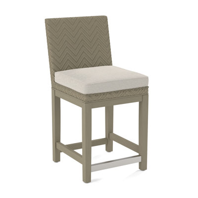 Tabouret de comptoir tissé