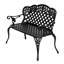 Banc de parc en aluminium coulé Arielah-747484295