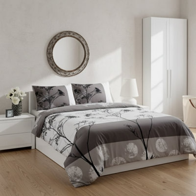 Cotton Blend Floral Duvet Cover