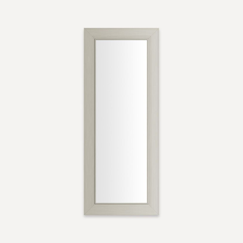 Miroir pleine grandeur avec cadre Merion, Nickel, H 29,88 po x l 15,13 po