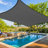 Artpuch Customize Rectangle 07"x13" Sun Shade Sail Pool Garden Yard Lawn Carport Cover Canopy,Tan-100505107-88930901