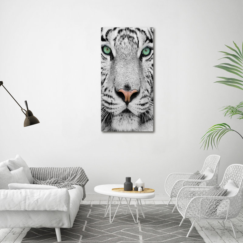 White Tiger - Wrapped Canvas Print