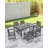 SeeHill HDPE Outdoor Dining Table, 66.9â€ Rectangle Patio Dining Table for 6, All-Weather HDPE Outdoor Table with 2.2â€ Umbrella Hole, HDPE Patio Furniture for Deck, Backyard, Garden, Pool-293519027