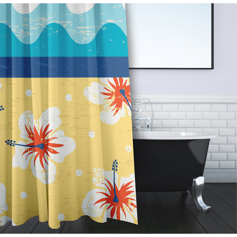 Rideau de douche Almeida, Jaune