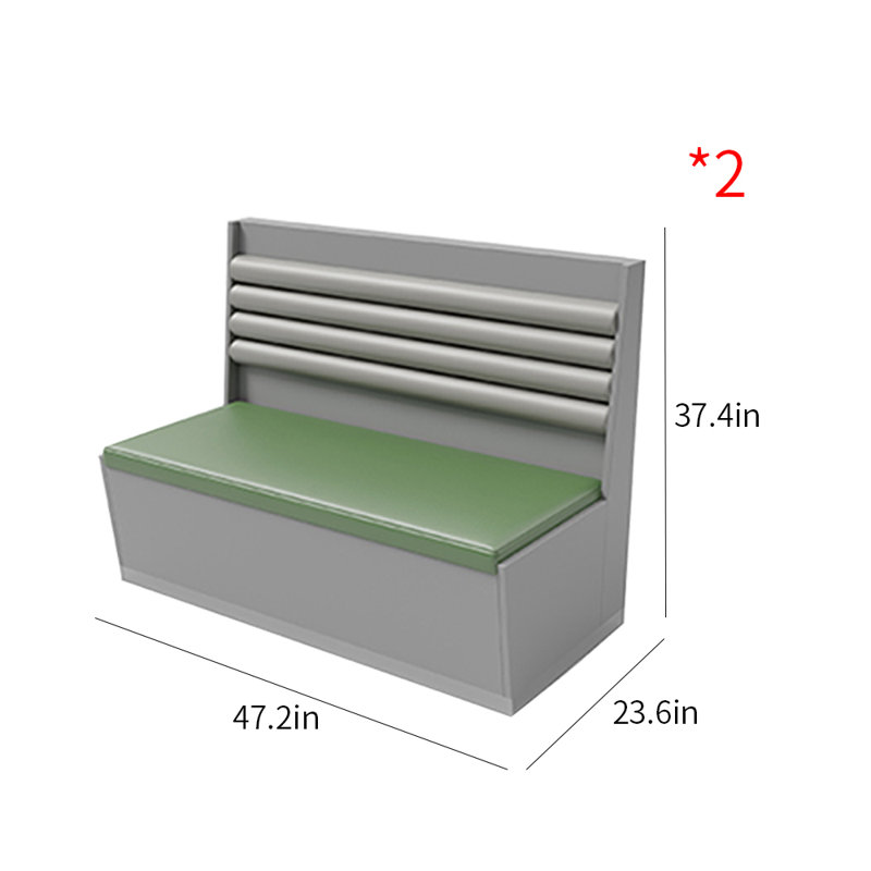 Banc rembourré en similicuir