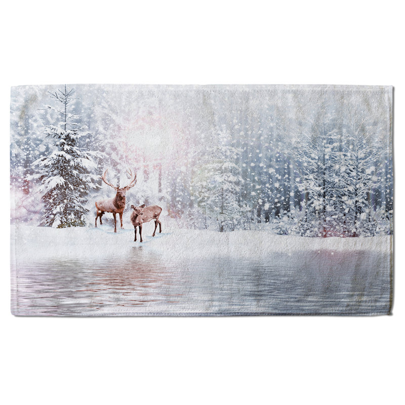 Naudiya Polyester Shower Curtain Set